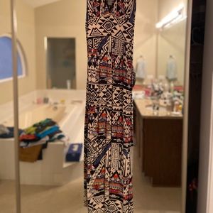 Pattern Maxi Dress